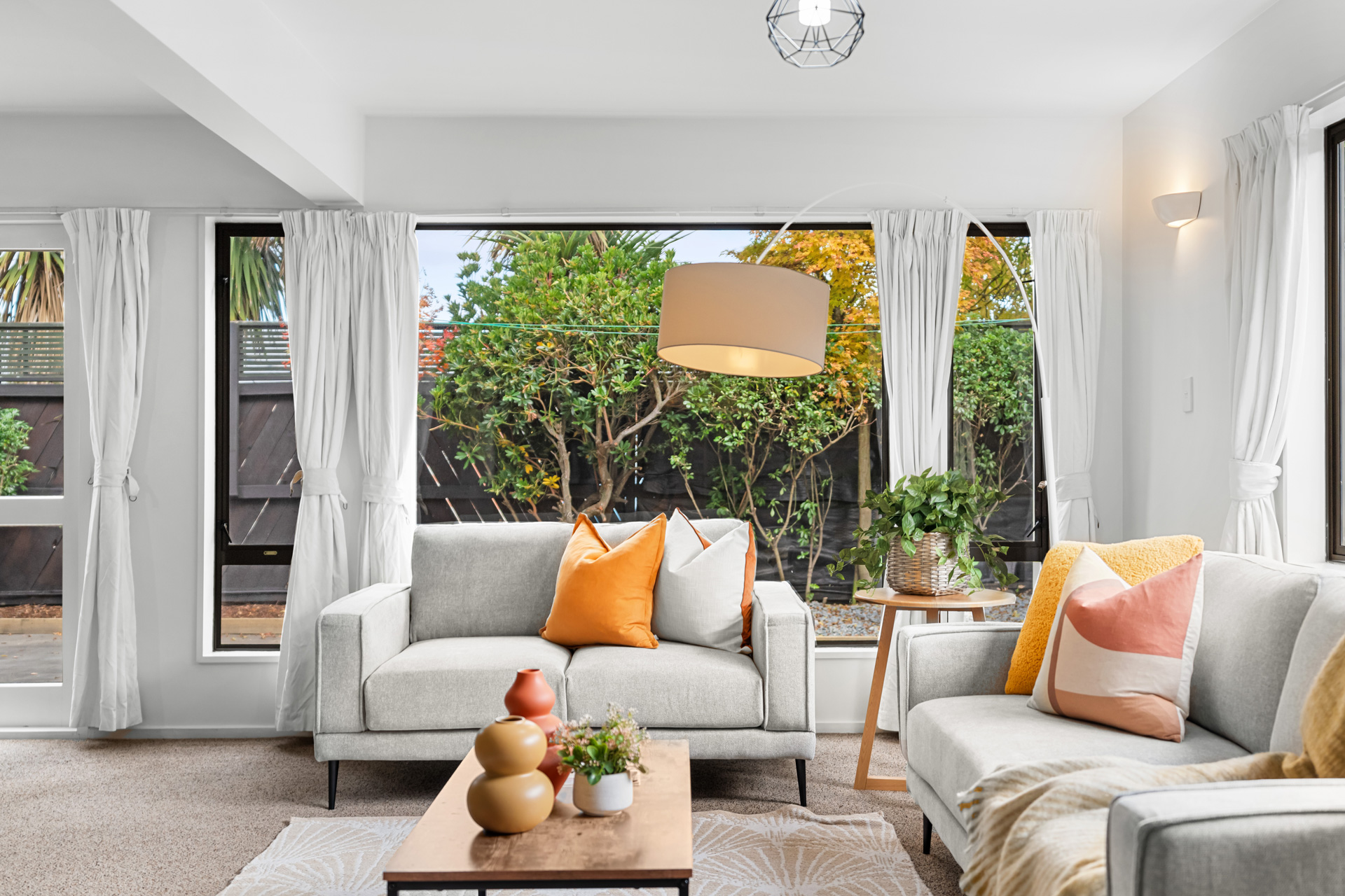 Living room at Cottesmore Close