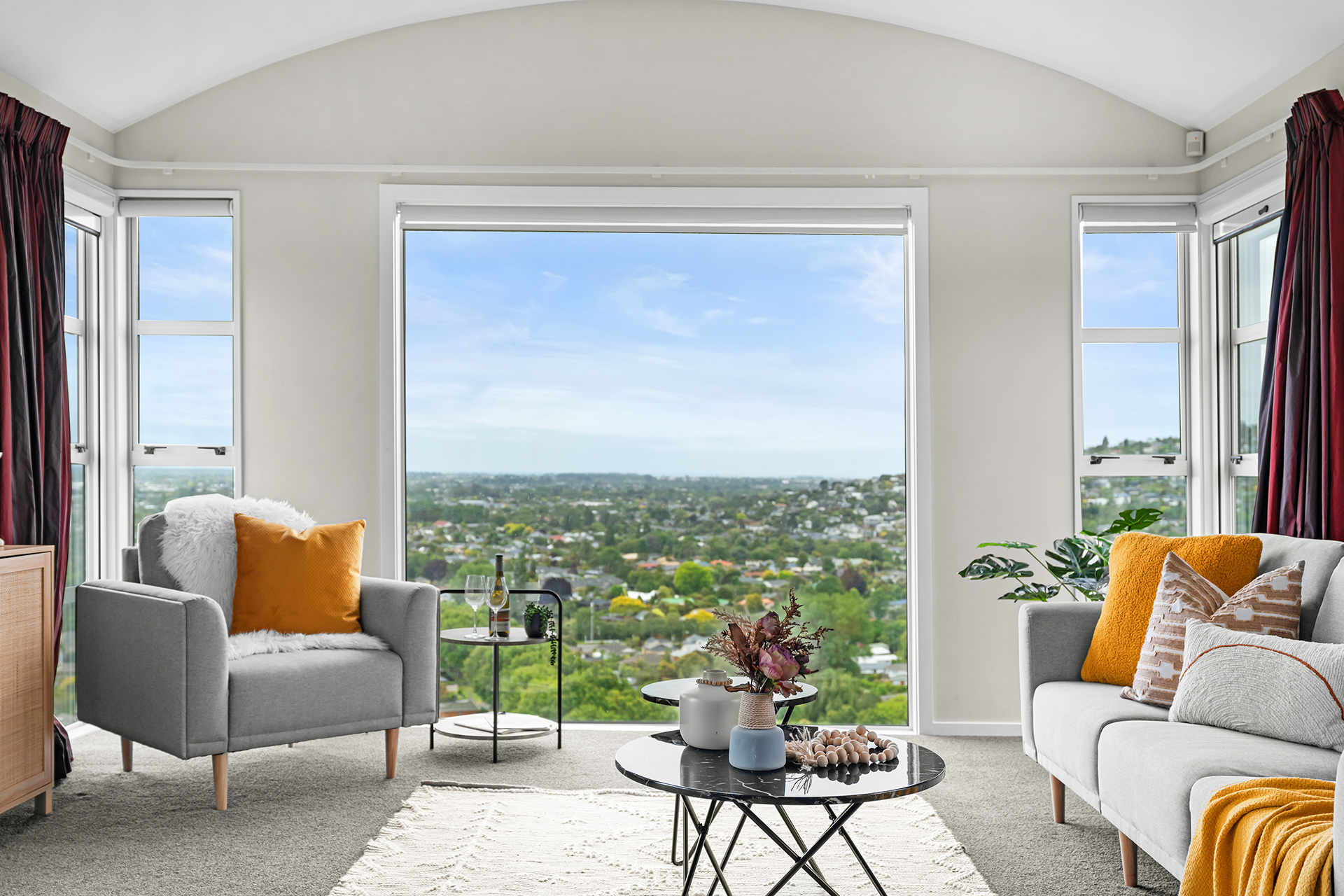 Living room at Stoddart Lane