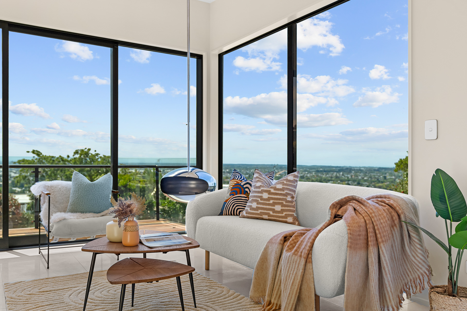 Living room at Millhill Lane