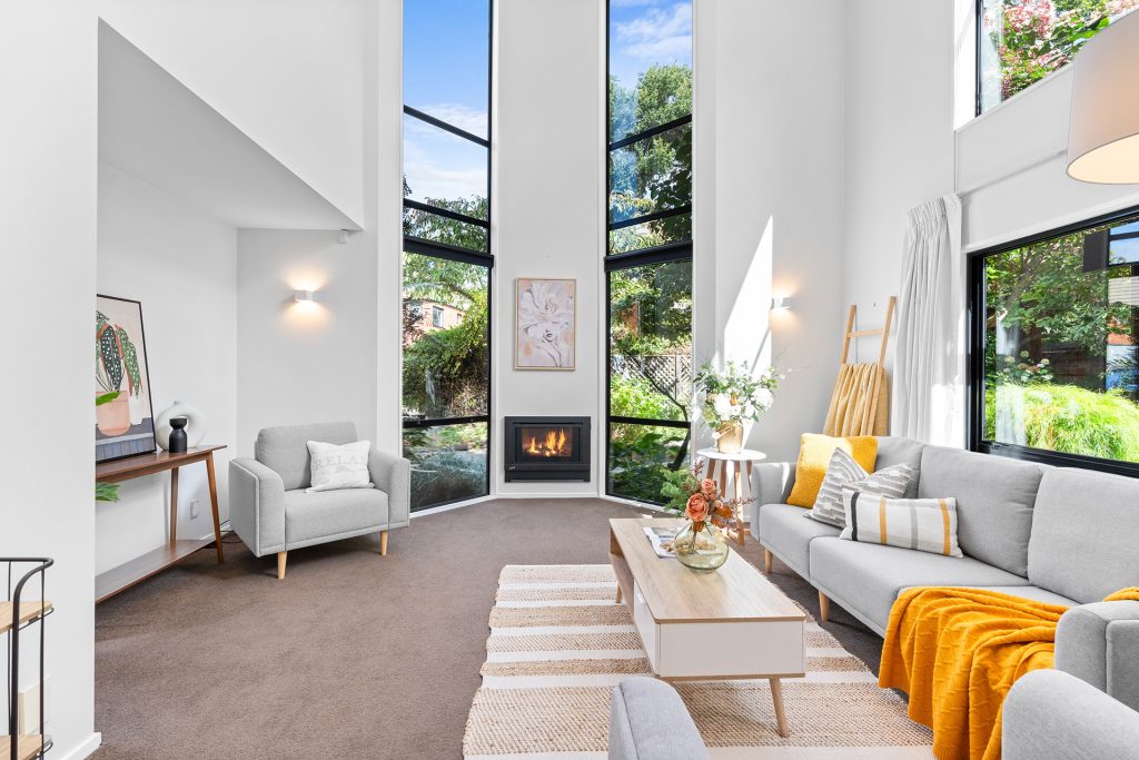 Fully styled living room